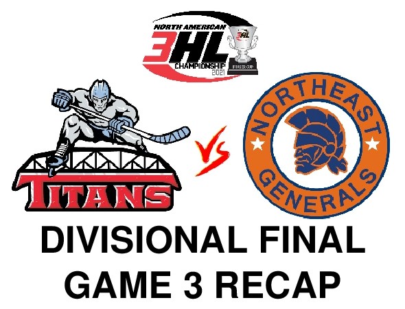 Titans fall short to Generals 4 – 1 in game 3 of Divisional Finals as inaugural season comes to an end