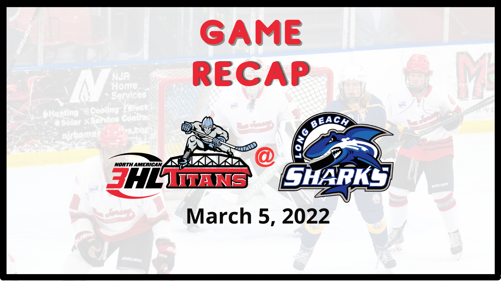 Titans conclude season with 5 – 1 loss to Sharks