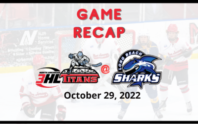 Talorico’s hat trick leads Titans to 5 – 1 win over Sharks