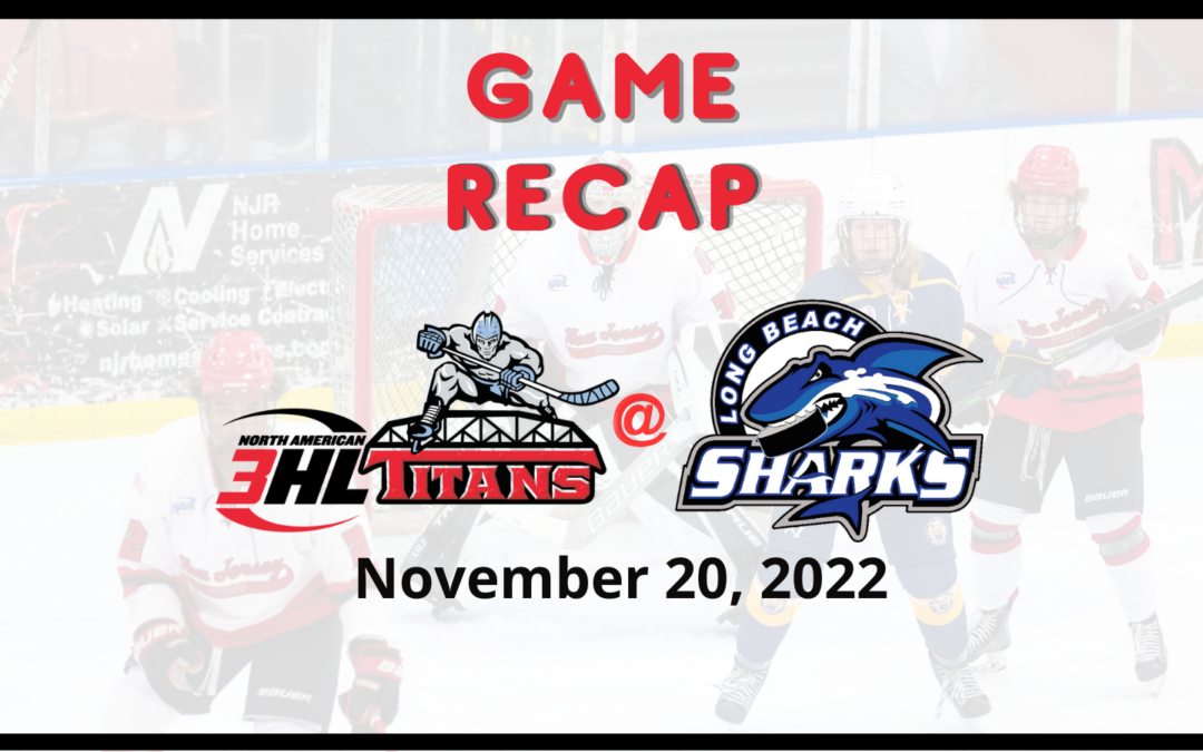 Win streak snapped as Titans fall to Sharks 3 – 1