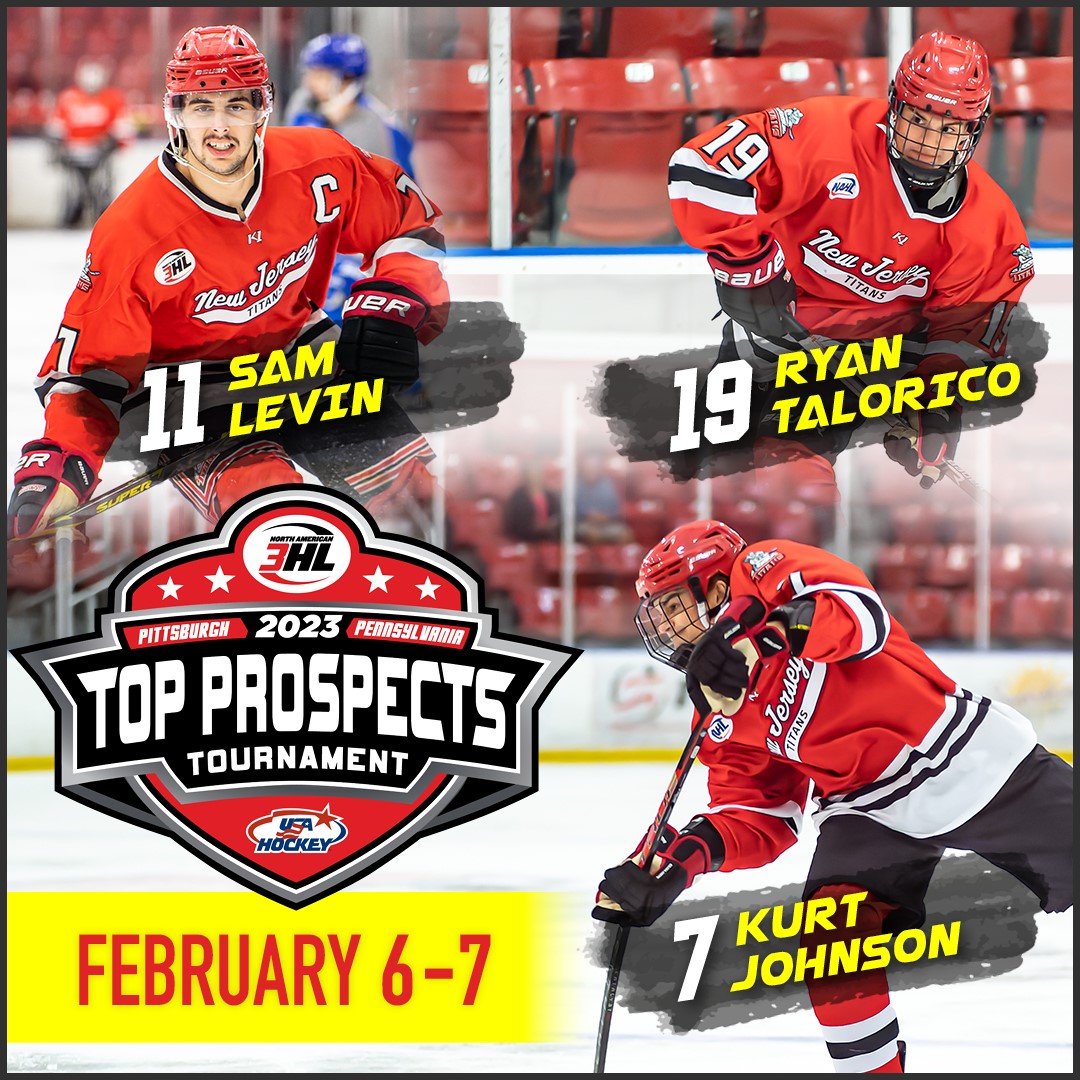 Johnson, Levin and Talorico named to NA3HL Top Prospects Tournament